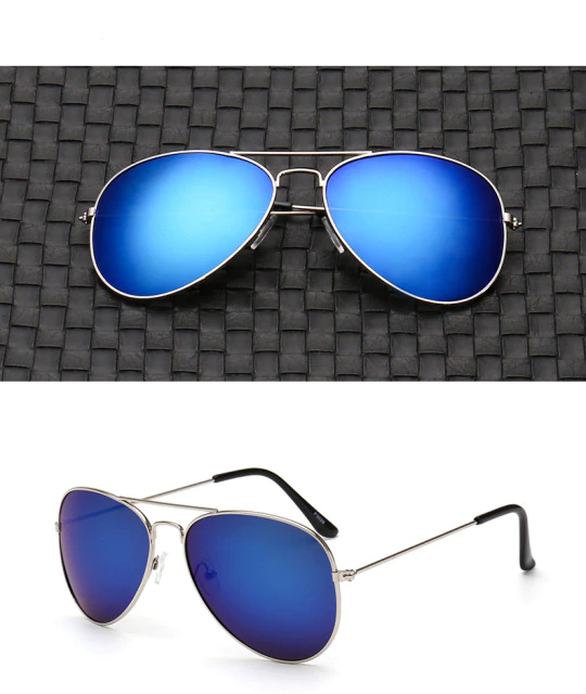 Polarized Aviator Sunglasses with TAC Lenses, Alloy Frame