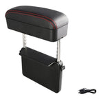 Adjustable Car Armrest Storage Box, 10W Qi Charging, 1 Piece