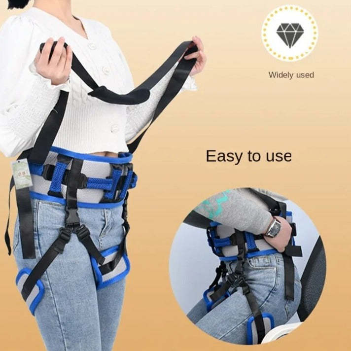 Patient Transfer Belt for Caregiver-Assisted Transfers, Composite Material, S and L