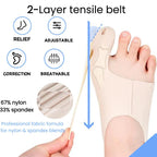 Hallux Valgus Foot Brace with Adjustable Side and Heel Straps
