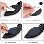 Reusable Wear-Resistant Rubber Non-Slip Shoe Sole Pads, 6.3 x 9.5 cm