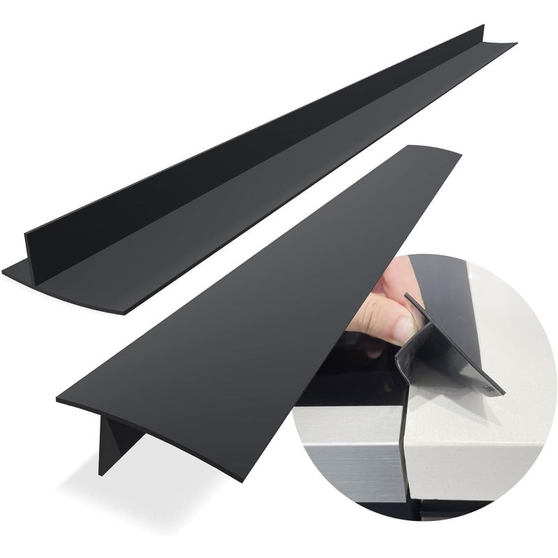 Silicone Stove Gap Covers, 21 in or 25 in, Trim-to-Fit