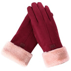 Thermal Winter Gloves with Fleece Lining and Touchscreen Fingers