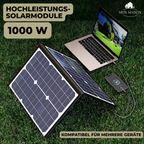 1000W Foldable Monocrystalline Solar Panel with MPPT for Camping, view 2