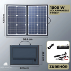 1000W Foldable Monocrystalline Solar Panel with MPPT for Camping, view 5