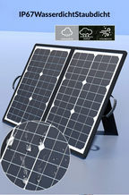 1000W Foldable Monocrystalline Solar Panel with MPPT for Camping, view 7