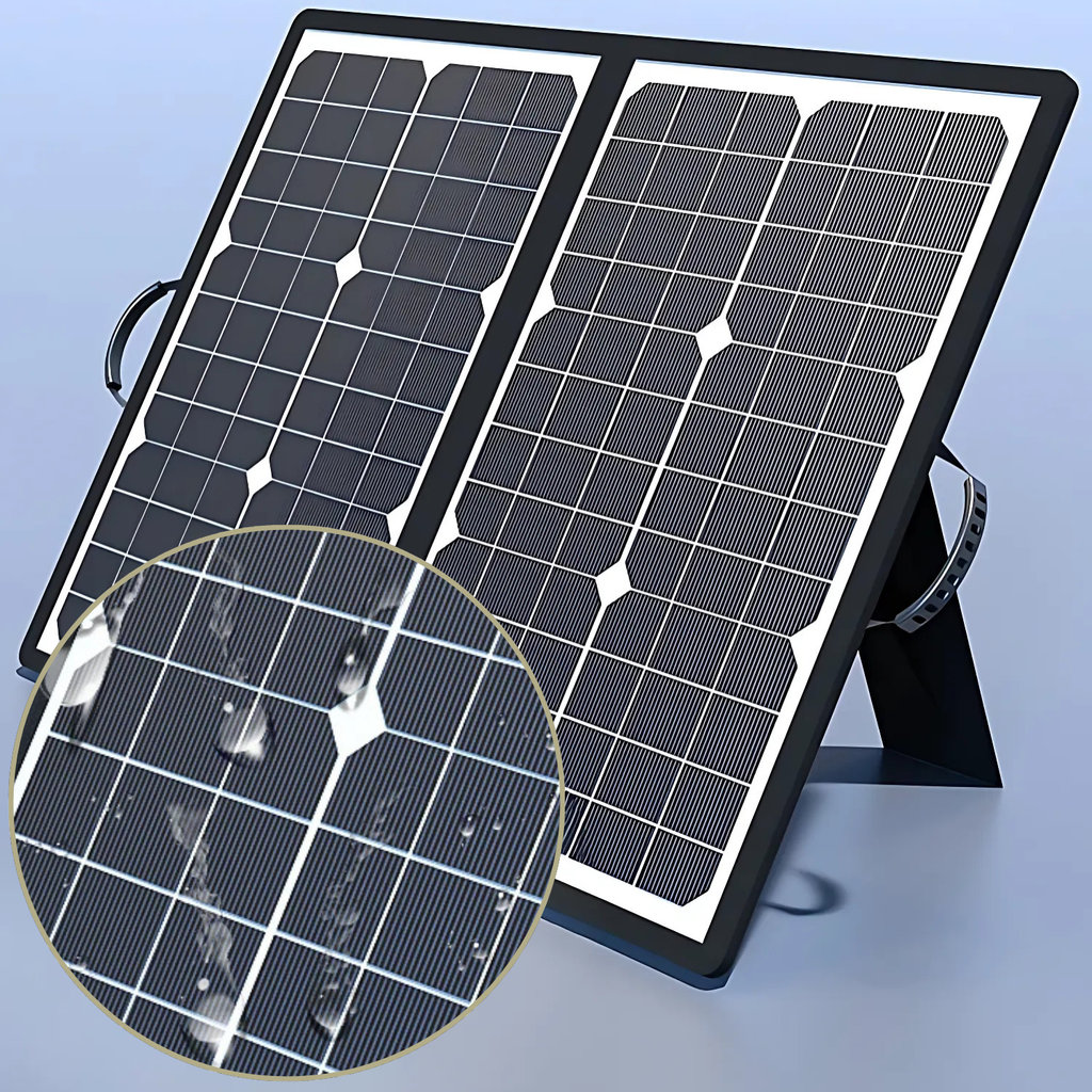 1000W Foldable Monocrystalline Solar Panel with MPPT for Camping