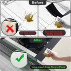 Silicone Stove Gap Covers, 21 in or 25 in, Trim-to-Fit