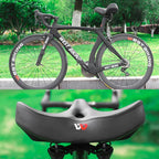 Extra Wide Breathable Ergonomic Bicycle Saddle, 8.5 x 11 in or 10.2 x 12.8 in