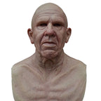 Natural Latex Bearded Costume Mask for Adults, Fits Heads up to 62 cm