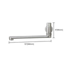 Stainless Steel Wall-Mounted Pot Filler Faucet, Single Handle