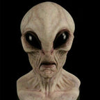 Realistic Alien Mask, Latex and Silicone, 53–61 cm for Halloween and Cosplay