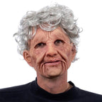 Natural Latex Bearded Costume Mask for Adults, Fits Heads up to 62 cm
