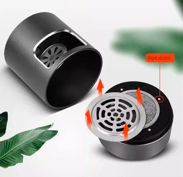 Smart Smokeless Ashtray with HEPA Filter, 750 mAh Battery