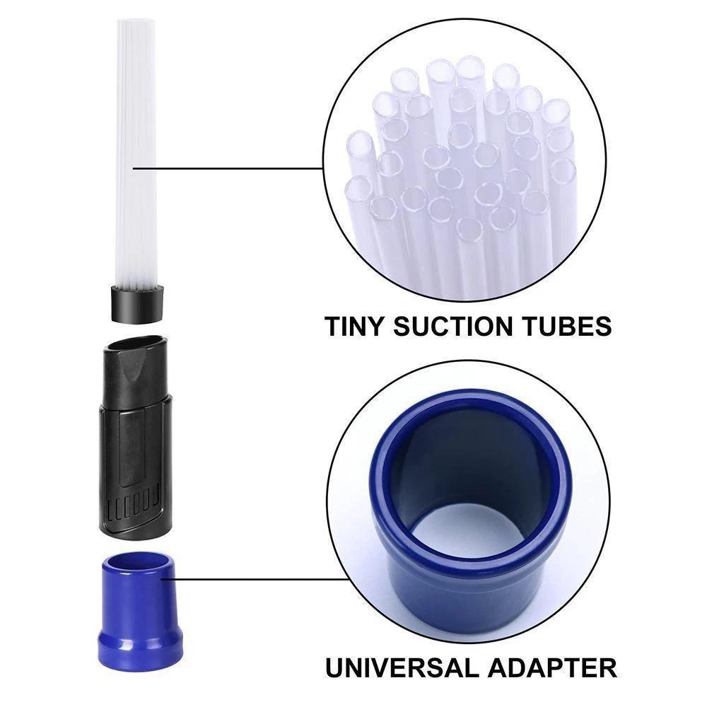 Flexible Vacuum Dust Cleaning Tube with a Dozen Suction Tubes