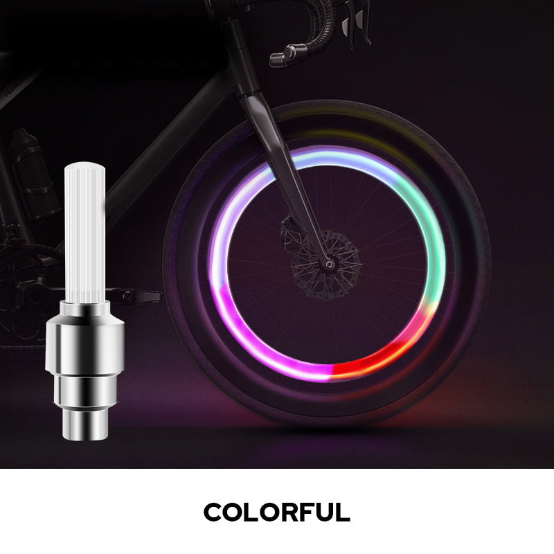 Motion-Activated LED Wheel Lights for Bikes, Cars & Motorcycles