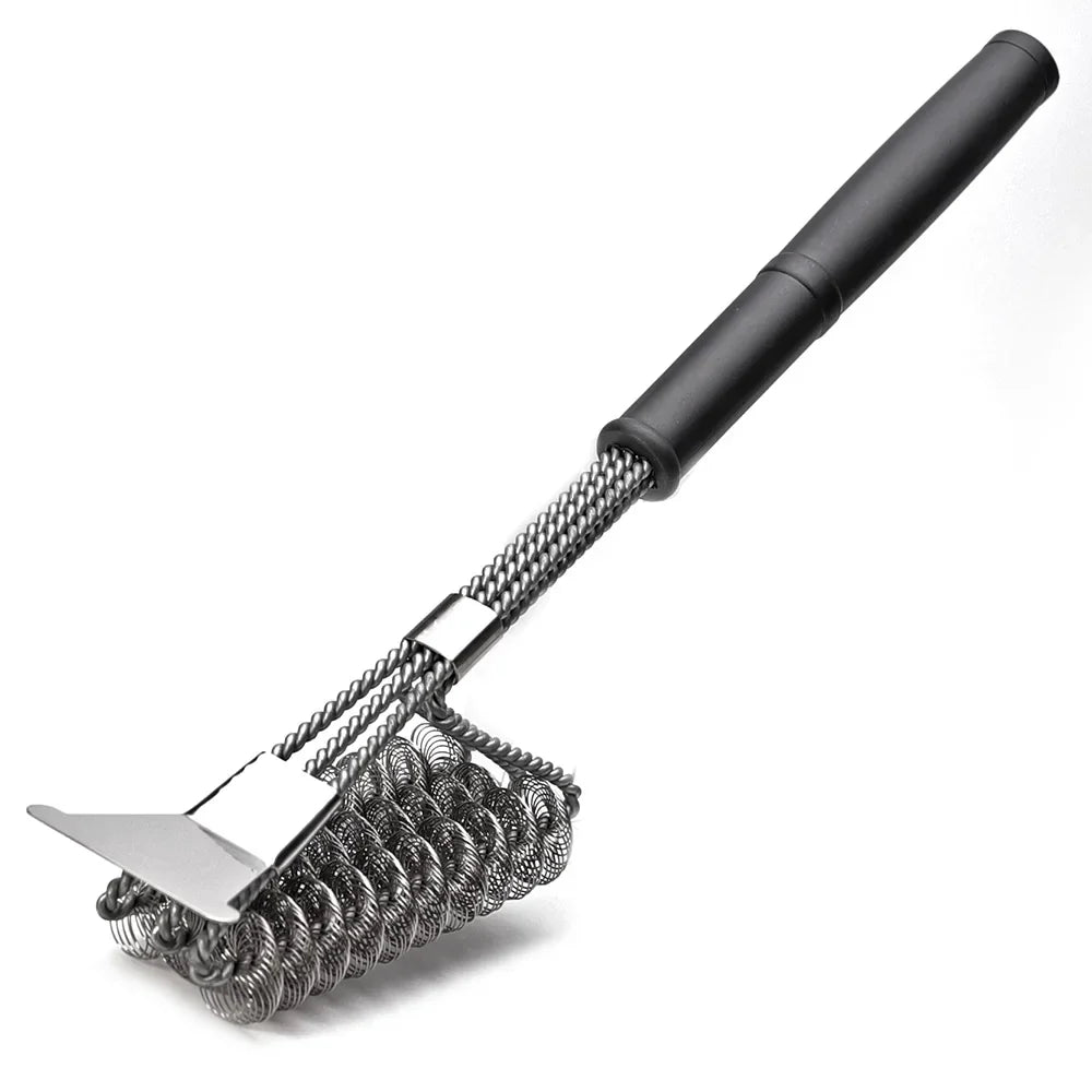 17-Inch Stainless Steel Bristle-Free BBQ Grill Brush Cleaner, view 8