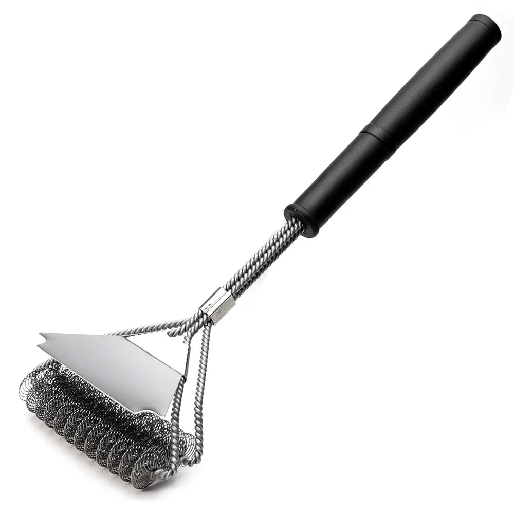 17-Inch Stainless Steel Bristle-Free BBQ Grill Brush Cleaner, view 9