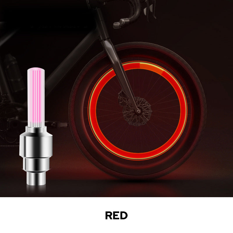 Motion-Activated LED Wheel Lights for Bikes, Cars & Motorcycles