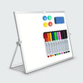Portable Magnetic Whiteboard with Stand, Double-Sided, 51 × 45 cm