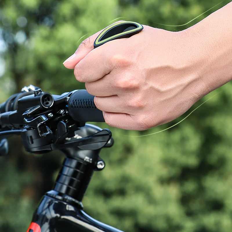 Ergonomic Bicycle Handlebar Grips, Carbon with Nylon Fiber, 120 g, 1 Pair