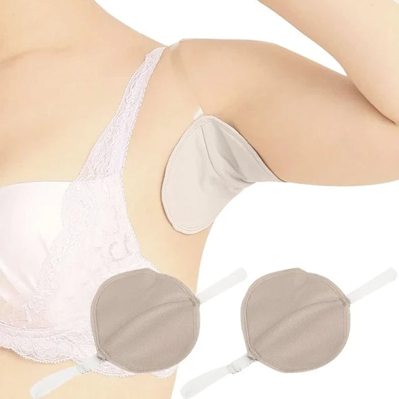 Washable Underarm Sweat Guards, Adjustable Polyester Pair