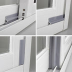 Self-Adhesive Weather Seal Strip, 2M PU Foam for Doors and Windows
