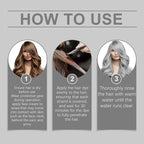 2-in-1 Silver Hair Color with Plant Extracts, Ammonia-Free, 100g