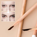 Wooden Eyebrow Pencil for Precise Brows and Eye Definition, Water-Resistant