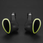 Ergonomic Bicycle Handlebar Grips, Carbon with Nylon Fiber, 120 g, 1 Pair