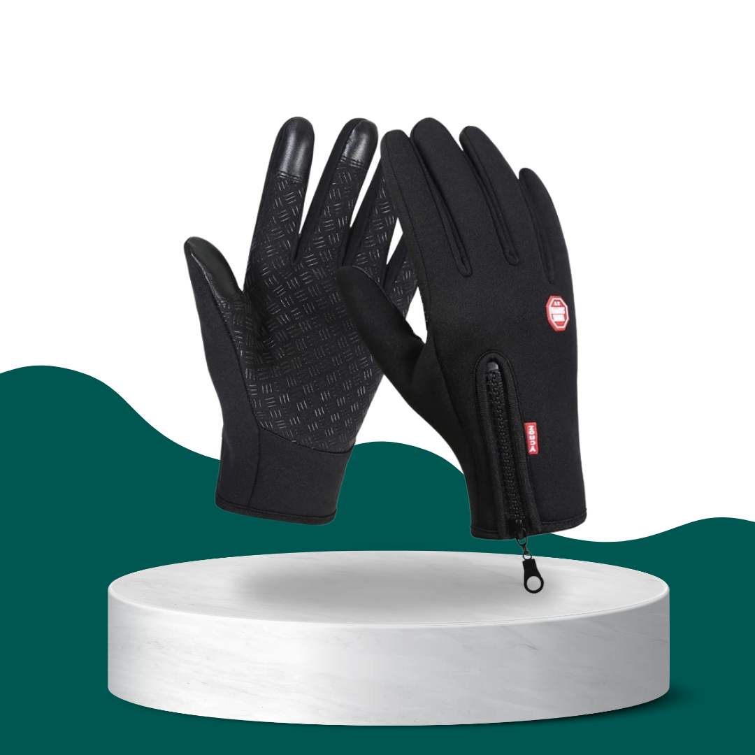 Thermal Water-Resistant Winter Gloves with Touchscreen Fingertips for Biking and Golf