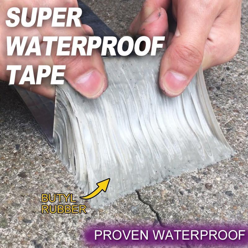 Aluminum Foil Butyl Rubber Waterproof Sealing Tape, 5 m