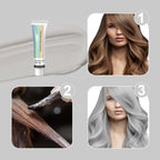 2-in-1 Silver Hair Color with Plant Extracts, Ammonia-Free, 100g
