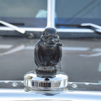 Angry Rubber Duck Radiator Emblem, Chrome-Plated, 6 × 4 Inches