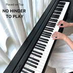 Removable Silicone Piano Keyboard Note Labels for 88-Key Pianos