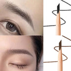 Wooden Eyebrow Pencil for Precise Brows and Eye Definition, Water-Resistant