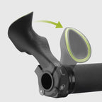 Ergonomic Bicycle Handlebar Grips, Carbon with Nylon Fiber, 120 g, 1 Pair