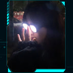 Luminous Glasses, Touch-Activated PC Frame, 40 g for Cosplay and Events