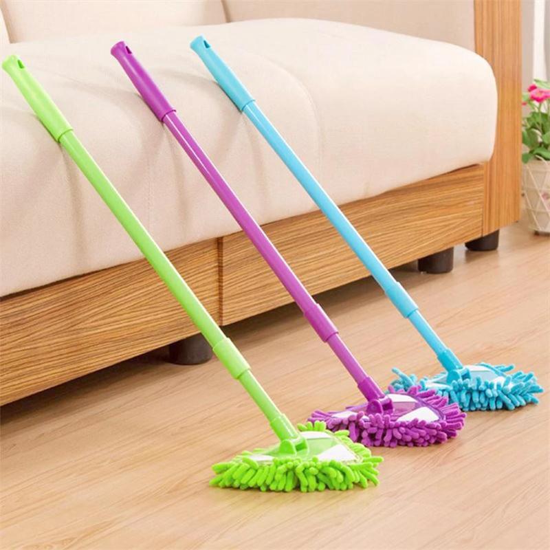 Rotatable Adjustable Triangular Mop with Telescopic 54–90 cm Handle