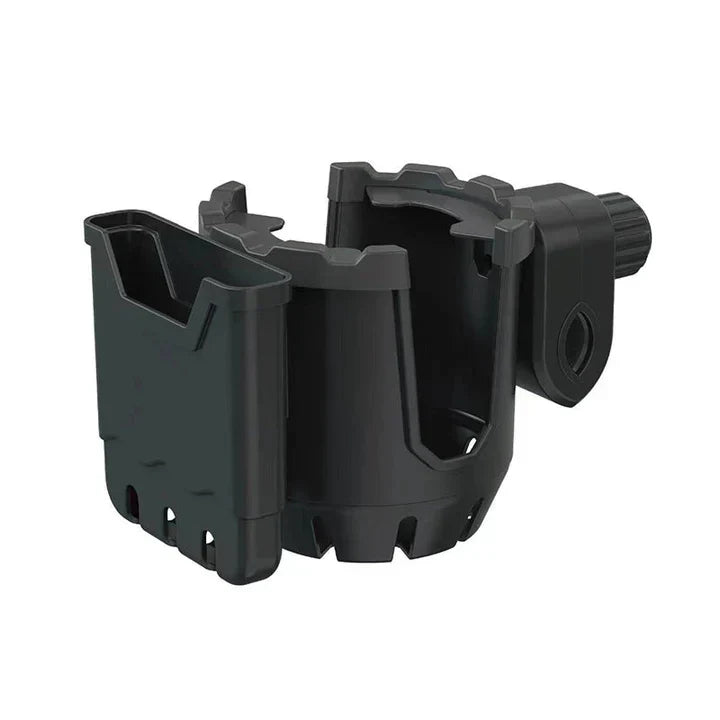 2-in-1 Universal Cup and Phone Holder for Strollers, Bikes & More