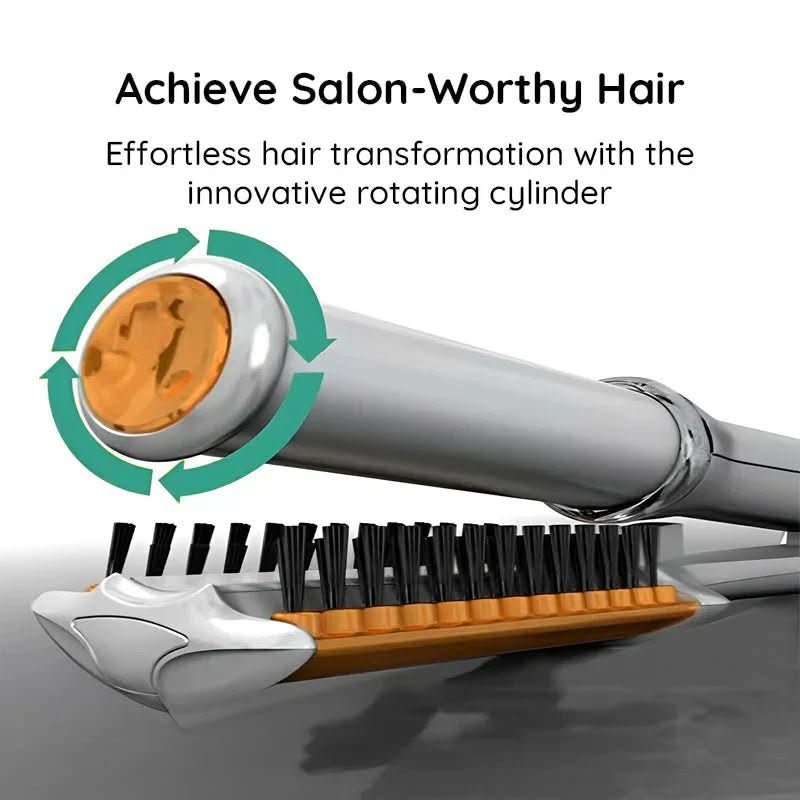 2-in-1 Rotating Hair Brush Styler, 32 mm, 130 W for Styling and Smoothing, view 5