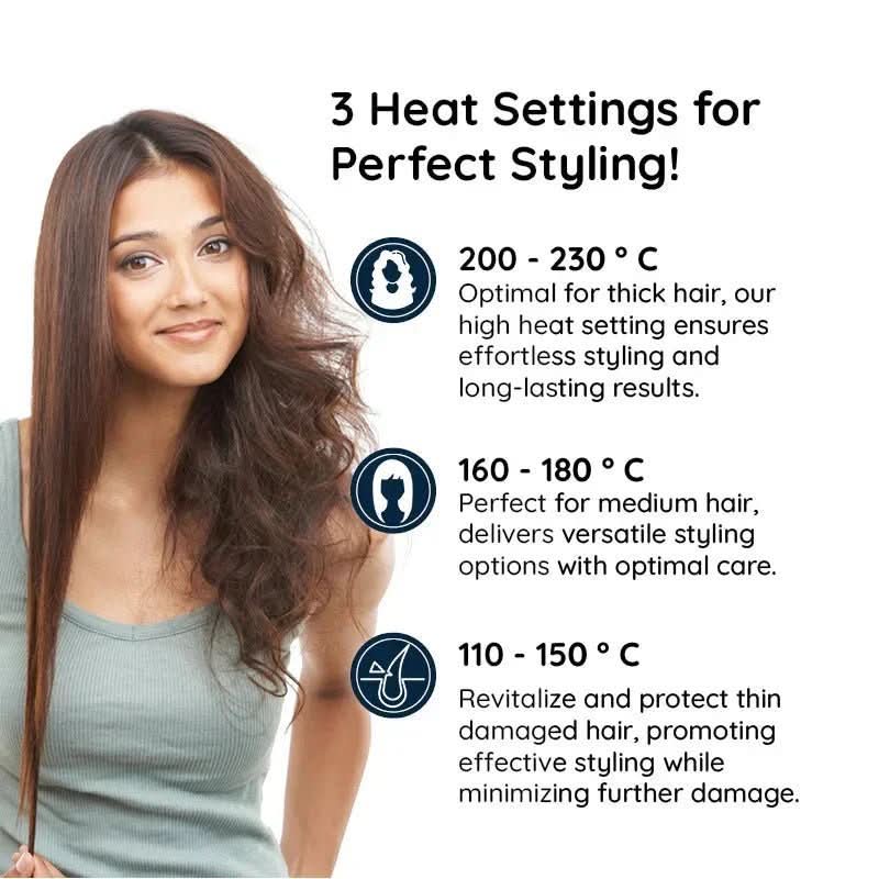 2-in-1 Rotating Hair Brush Styler, 32 mm, 130 W for Styling and Smoothing, view 6