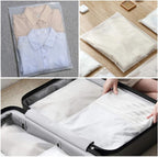 Frosted EVA Zip Storage Bags, 20-Pack, Two Sizes