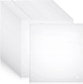 Frosted EVA Zip Storage Bags, 20-Pack, Two Sizes
