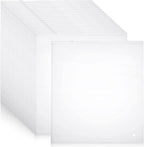 Frosted EVA Zip Storage Bags, 20-Pack, Two Sizes