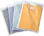 Frosted EVA Zip Storage Bags, 20-Pack, Two Sizes
