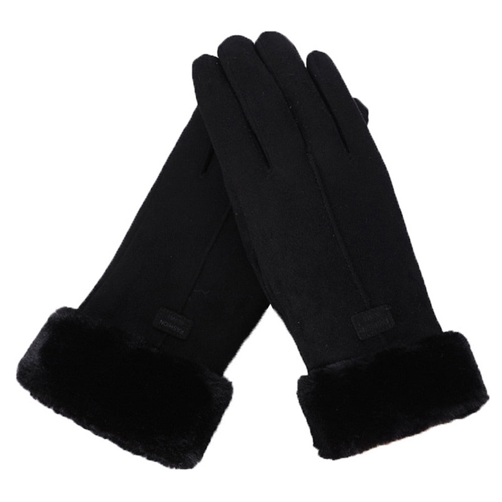 Thermal Winter Gloves with Fleece Lining and Touchscreen Fingers