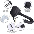 Portable Hair Bonnet Dryer Cap and Mesh Net Plopping Cap