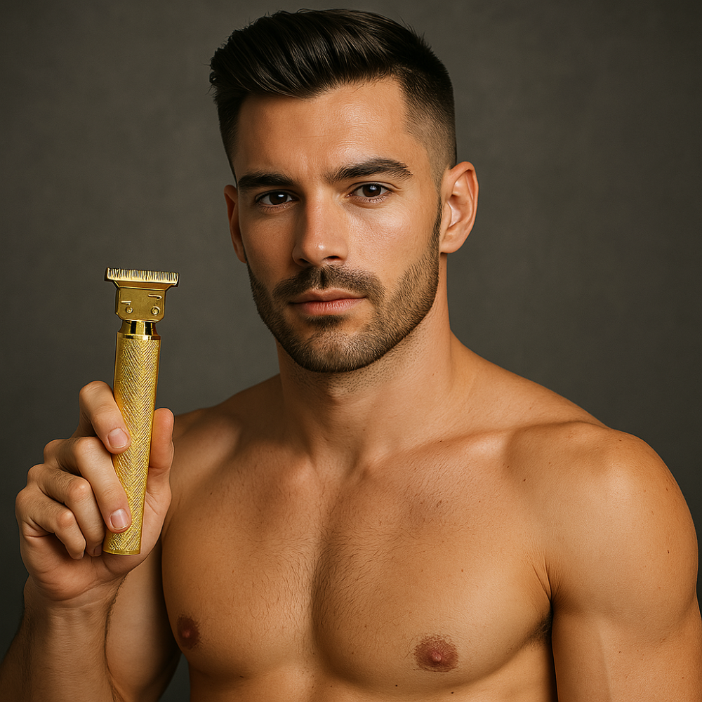 Cordless Precision Hair Trimmer with 1–3 mm Attachment Combs