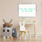 Portable Magnetic Whiteboard with Stand, Double-Sided, 51 × 45 cm